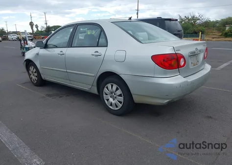 2004 Toyota Corolla Le из США, поврежденный, VIN JTDBR38E042038063
